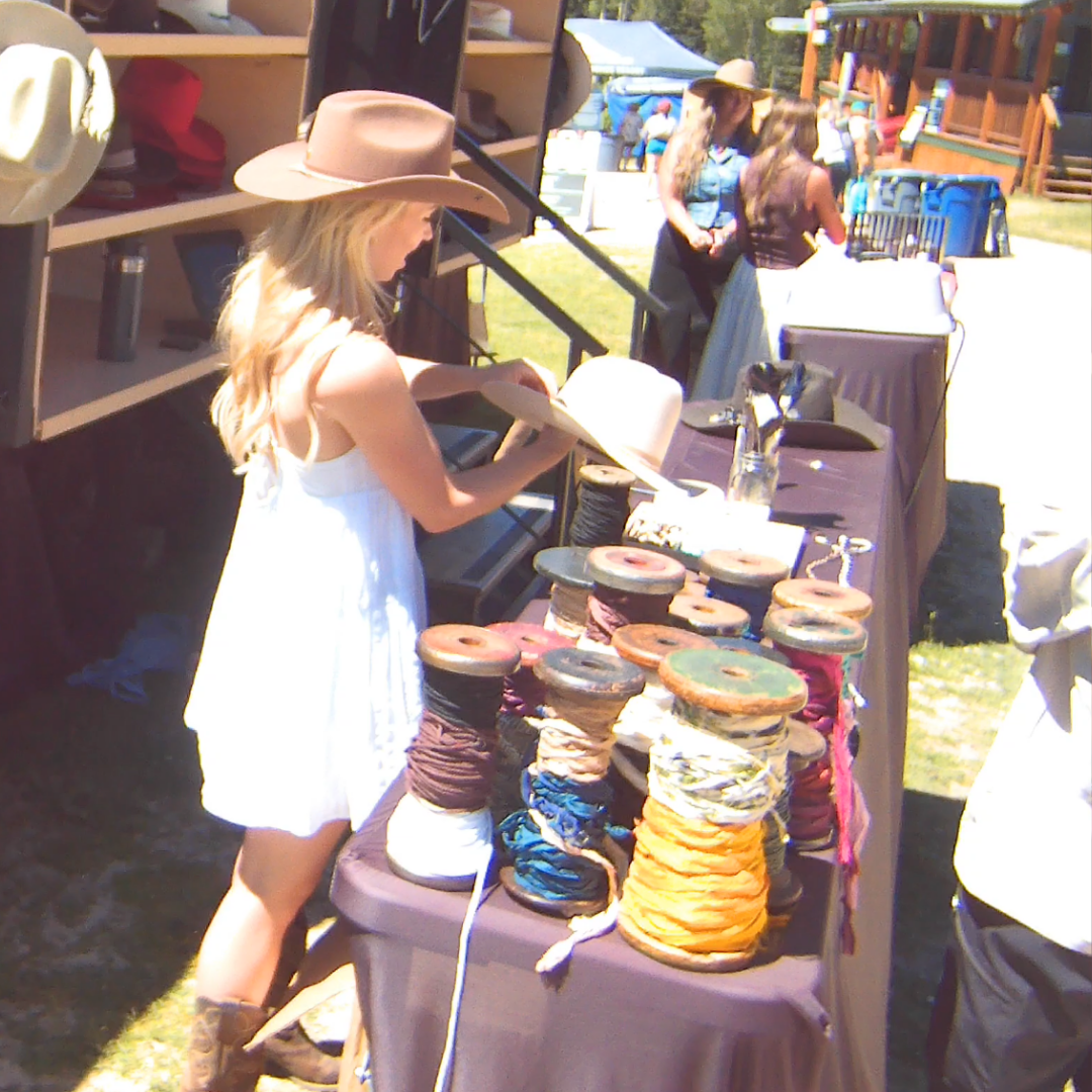 Gigi Pip + Two Roads Custom Hat Bar at Targhee Fest