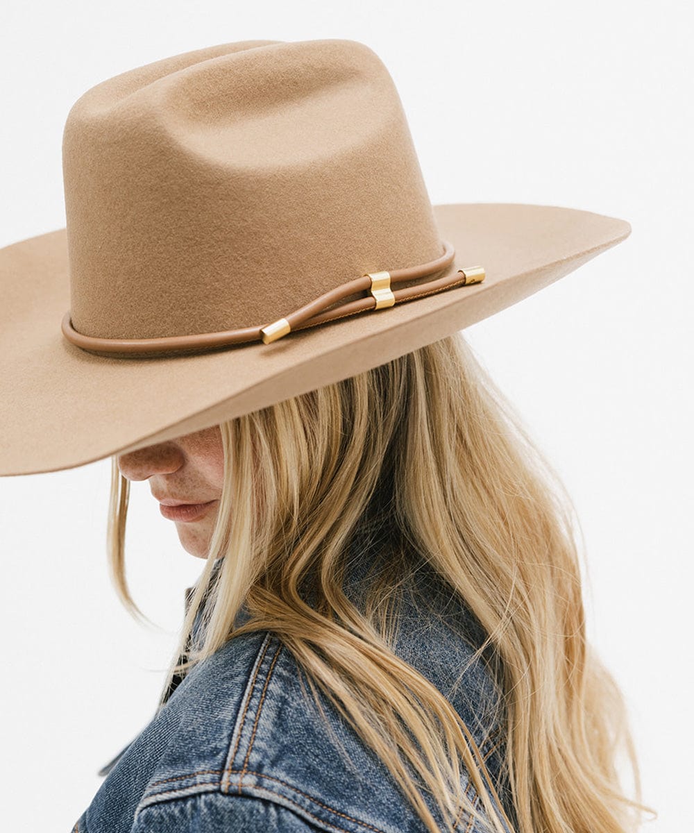 Vegan Leather Wrap Band - GIGI PIP #color_brown