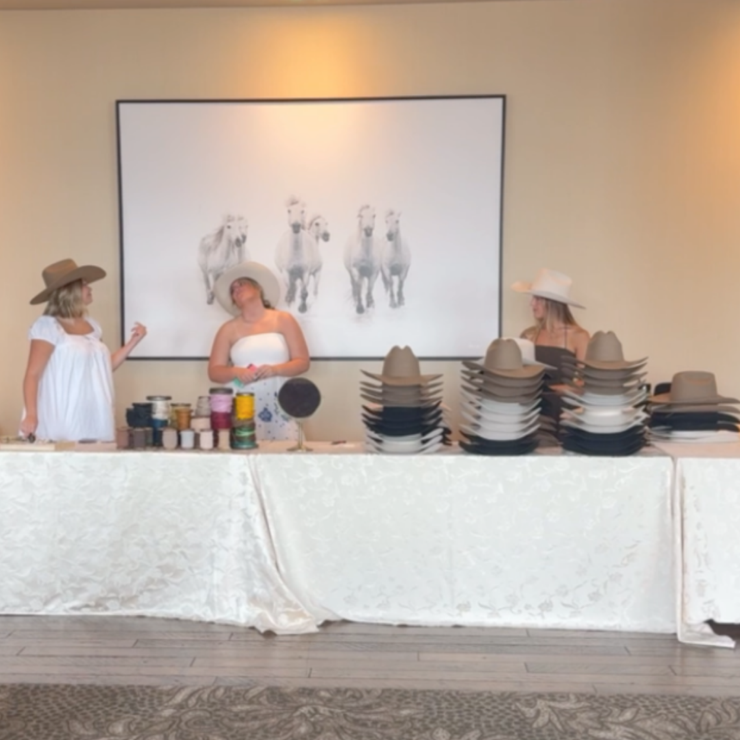 Custom Hat Bar at Podium’s Med Spa Conference in Park City