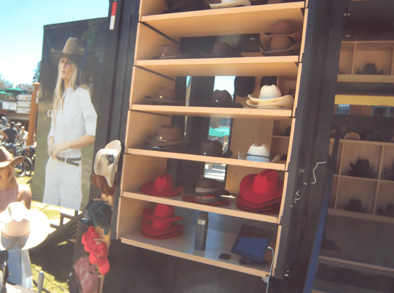 Gigi Pip + Two Roads Custom Hat Bar at Targhee Fest