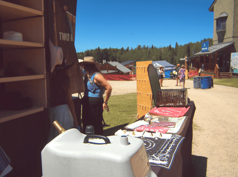 Gigi Pip + Two Roads Custom Hat Bar at Targhee Fest