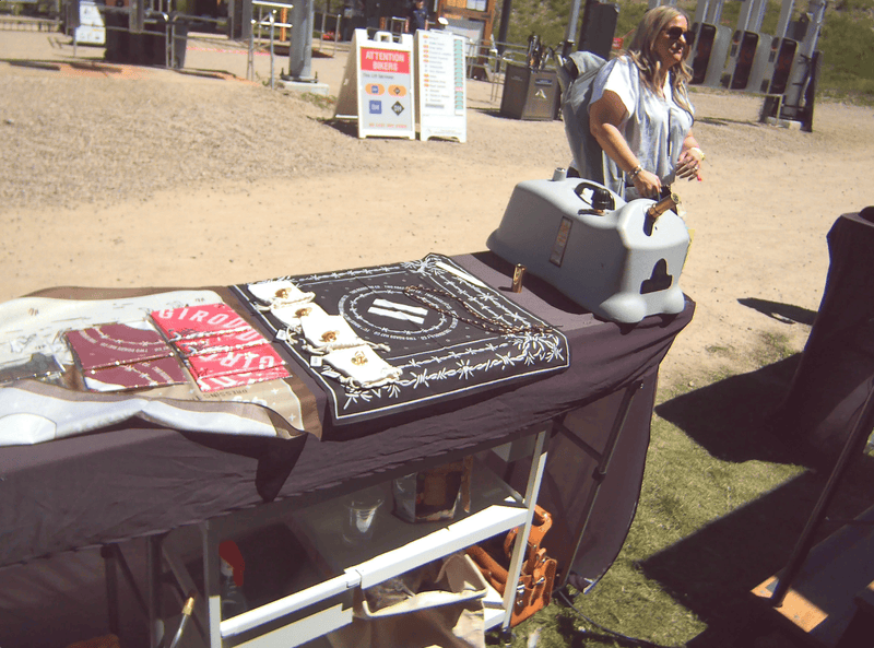 Gigi Pip + Two Roads Custom Hat Bar at Targhee Fest