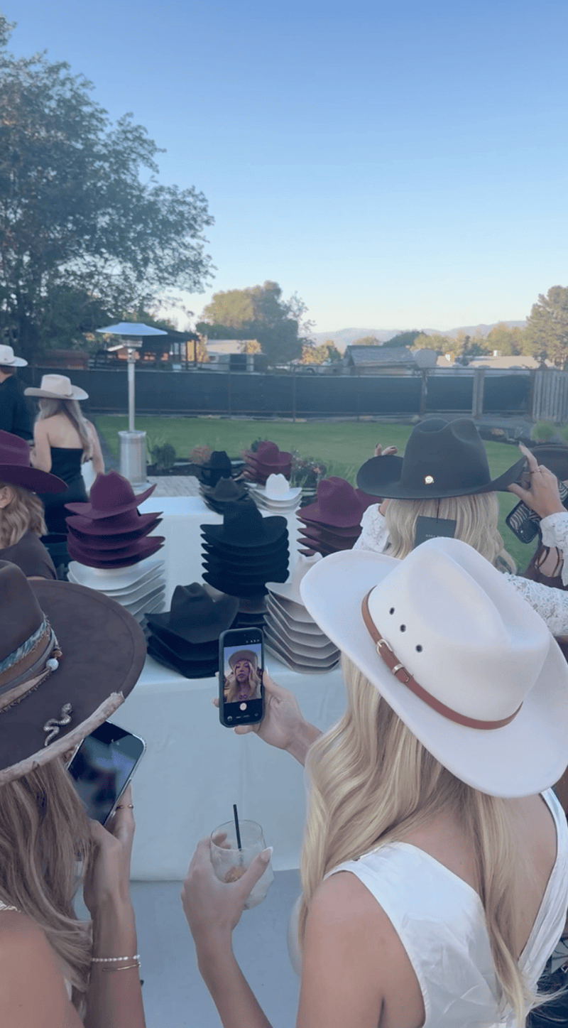 Meaningful Custom Hat Bar Event for Day 1 Fit's Utah Community at Sagewoods Events Center