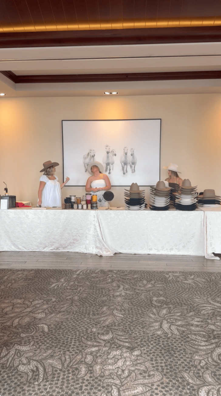 Custom Hat Bar at Podium’s Med Spa Conference in Park City