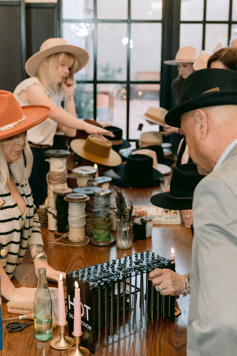 Luxury Hat Bar Event for a Baby Shower at Hotel Emma